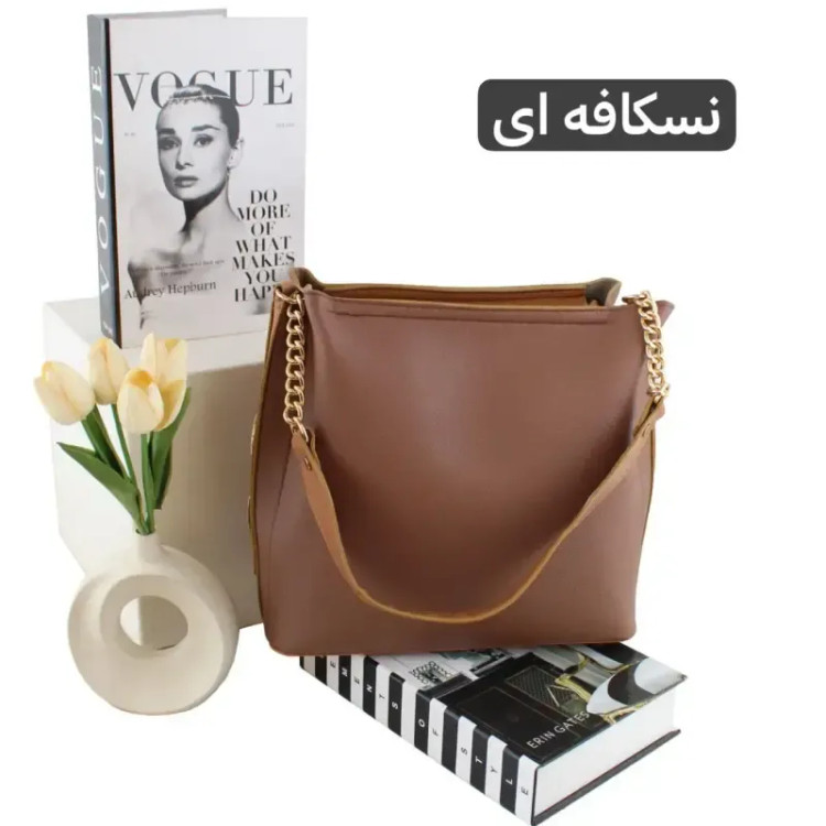 کیف زنانه روزمره و مهمانی چرم مصنوعی زیپدار