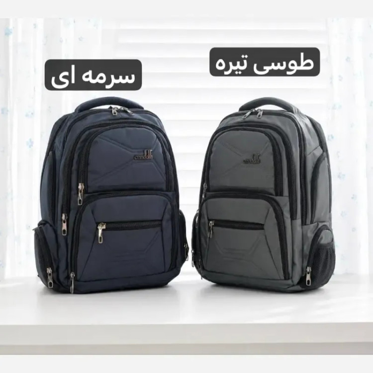 کوله پشتی برزنت روزمره و مدرسه دانشگاه جیب دار