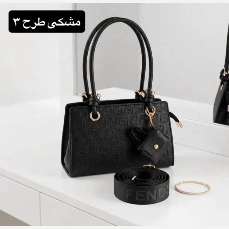کیف پاسپورتی چرم مصنوعی زنانه روزمره مجلسی زیپدار بند بلند