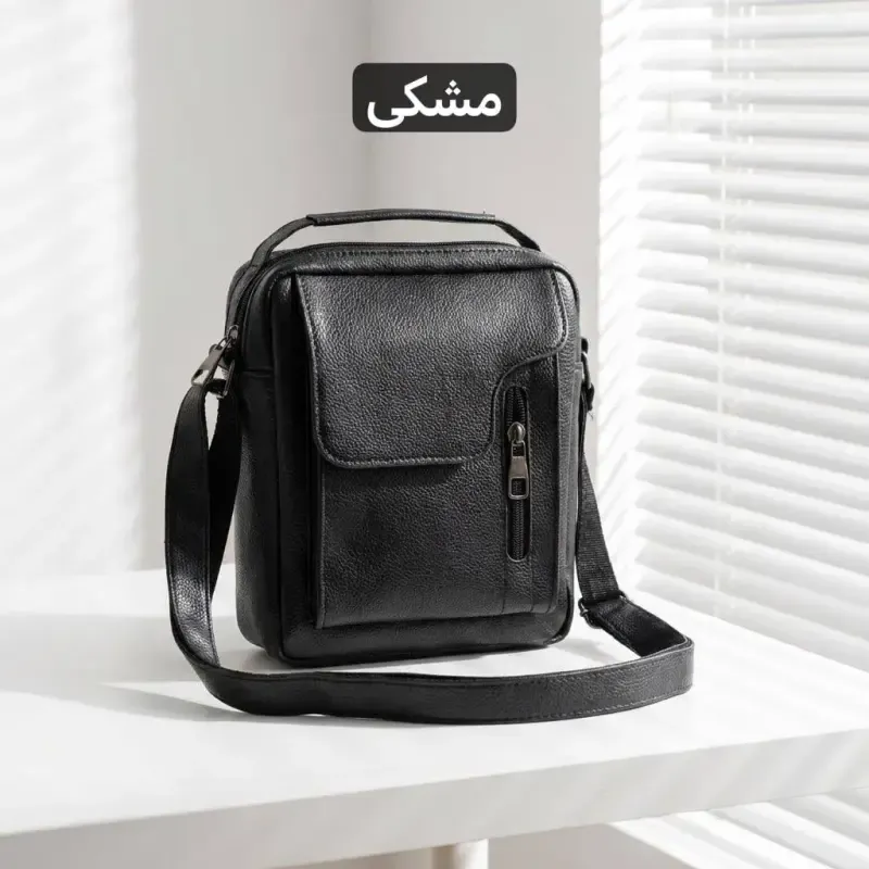 کیف مردانه چرم مصنوعی اداری و روزمره بند بلند
