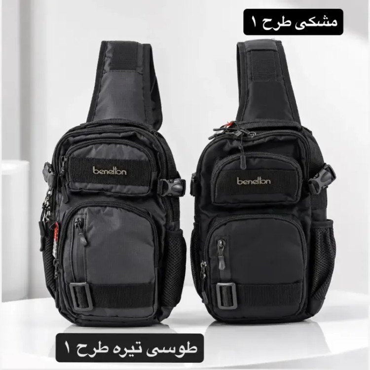کیف مردانه اسپرت روزمره پارچه ای جیب دار