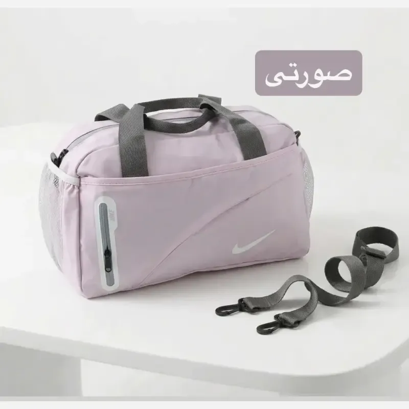 ساک مسافرتی و ورزشی پارچه ای بنددار ابعاد 35x25x20 سانتیمتر