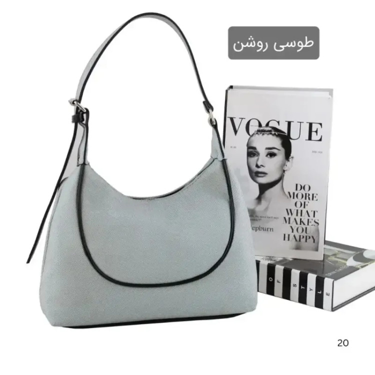 کیف زنانه چرم مصنوعی روزمره اسپرت ابعاد 31 در 23 سانتیمتر