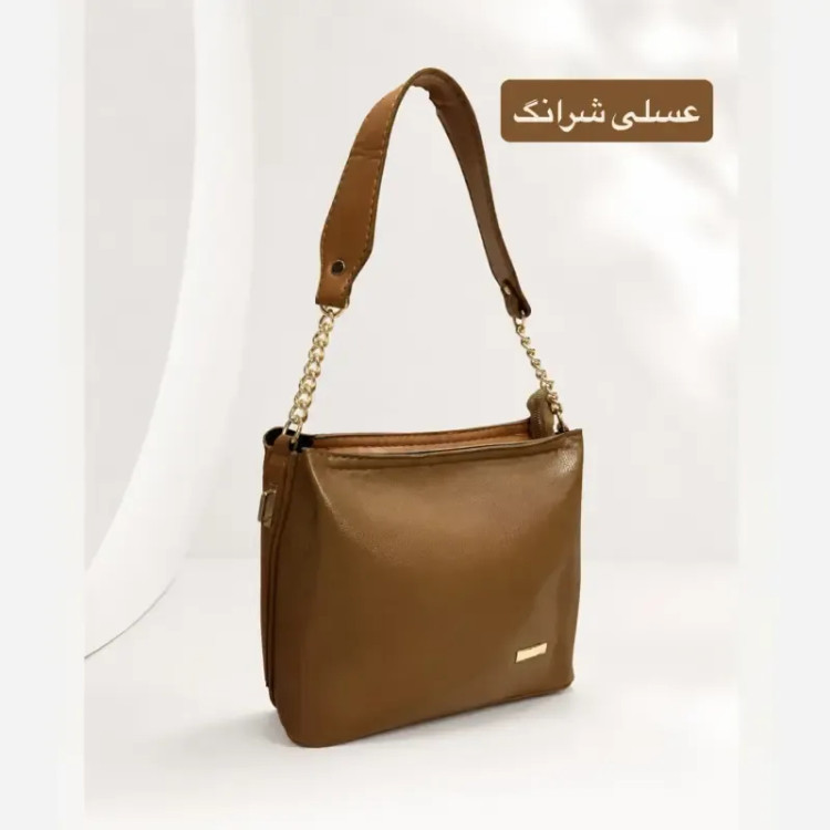 کیف زنانه چرم مصنوعی روزمره و مجلسی بند بلند
