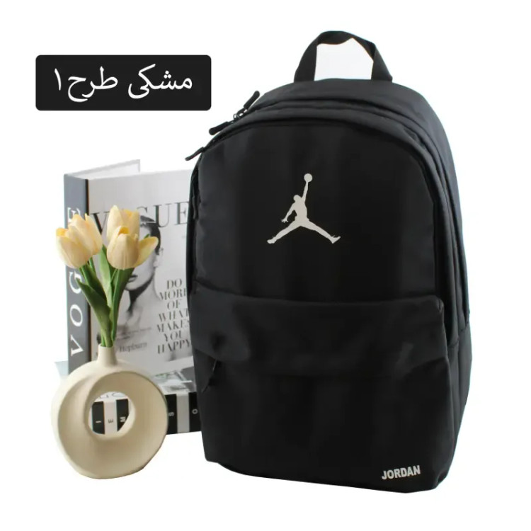 کوله پشتی اسپرت و مدرسه و دانشگاه پارچه ای سایز 43 در 30 سانتیمتر