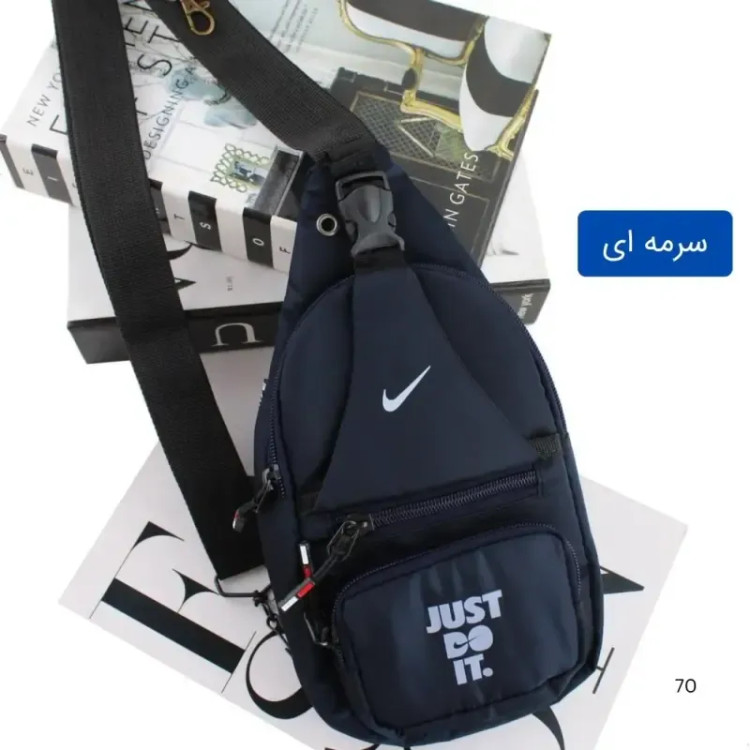 کیف مردانه پارچه ای اسپرت و روزمره بند بلند ابعاد 30 در 15 سانتیمتر