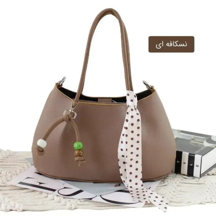 کیف زنانه چرم مصنوعی روزمره و مهمانی مدل سه بند