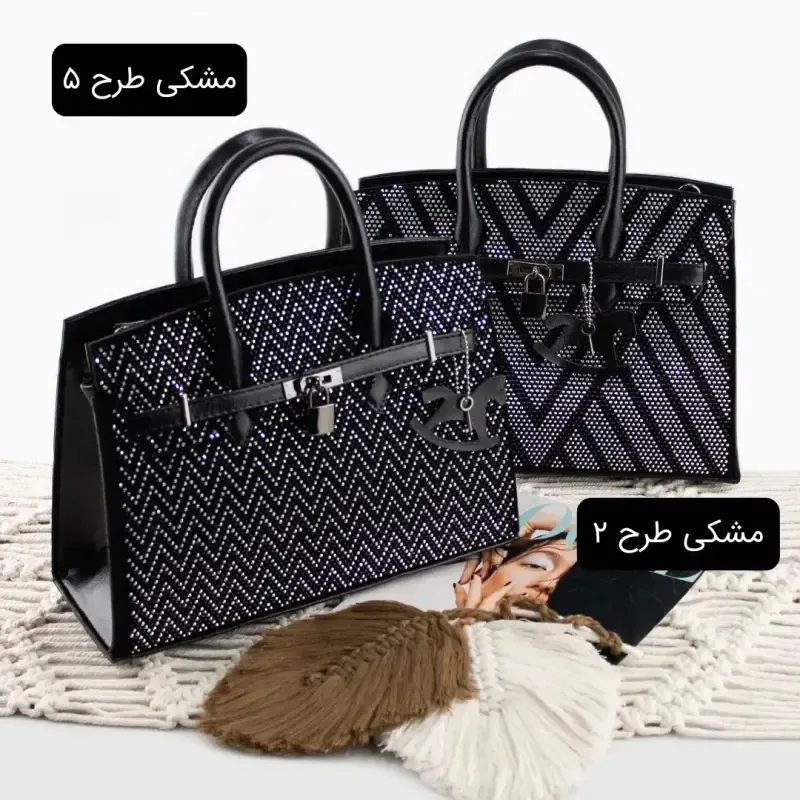 کیف زنانه چرم مصنوعی رسمی و مهمانی ابعاد 30 در 25 در 10 سانتیمتر