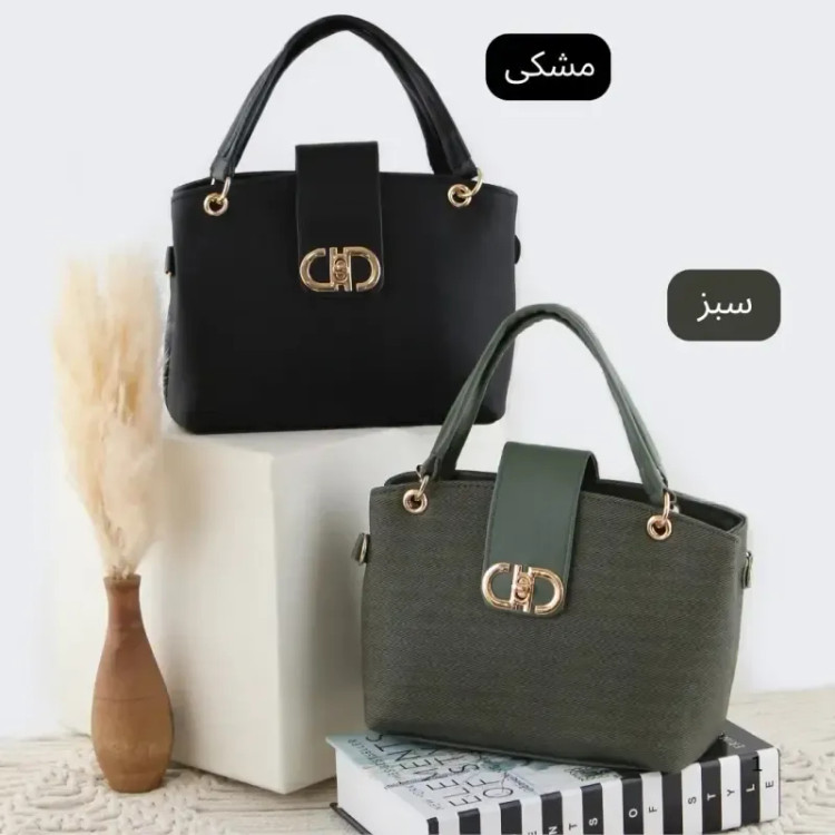 کیف زنانه روزمره چرم مصنوعی ابعاد 29 در 10 در 19 سانتیمتر