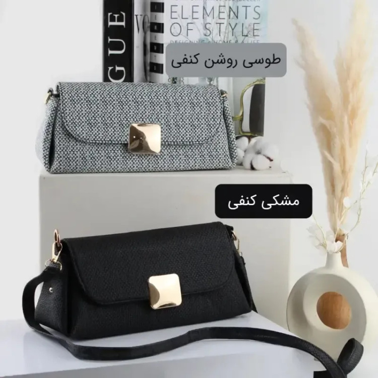کیف پاسپورتی چرم مصنوعی زنانه روزمره ابعاد 30 در 14 در 9 سانتیمتر