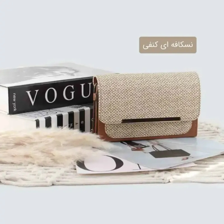 کیف پاسپورتی چرم مصنوعی زنانه مجلسی و اسپرت