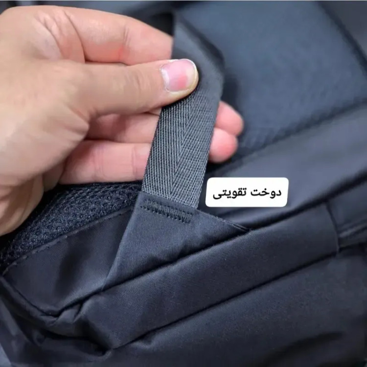 کوله پشتی لپتاپی قفل دار پورت دار ضدتعریق مناسب روزمره اداری دانشجویی دبیرستانی