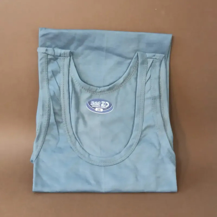 رکابی مردانه پنبهای بسته سه عددی رنگی سایز L تا 2XL