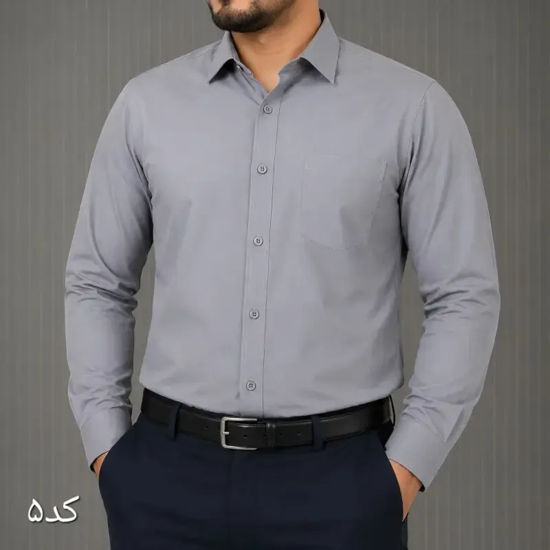 پیراهن آستین بلند مردانه بنگال کشی قواره آزاد رنگبندی متنوع
