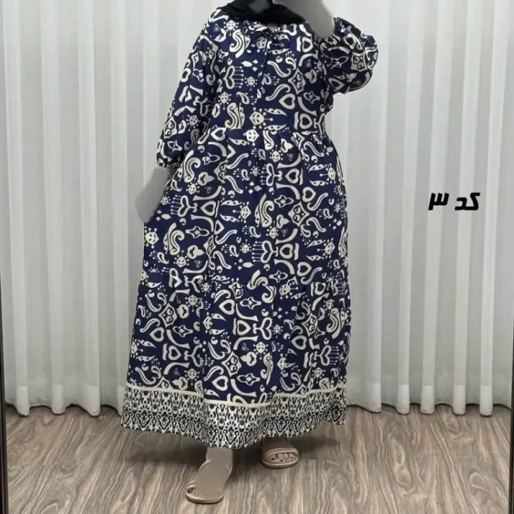 پیراهن ساحلی زنانه مدل دنیا جنس فلور بوگاتی فری سایز مناسب تا 44