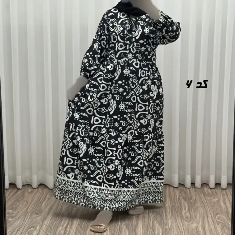 پیراهن ساحلی زنانه مدل دنیا جنس فلور بوگاتی فری سایز مناسب تا 44