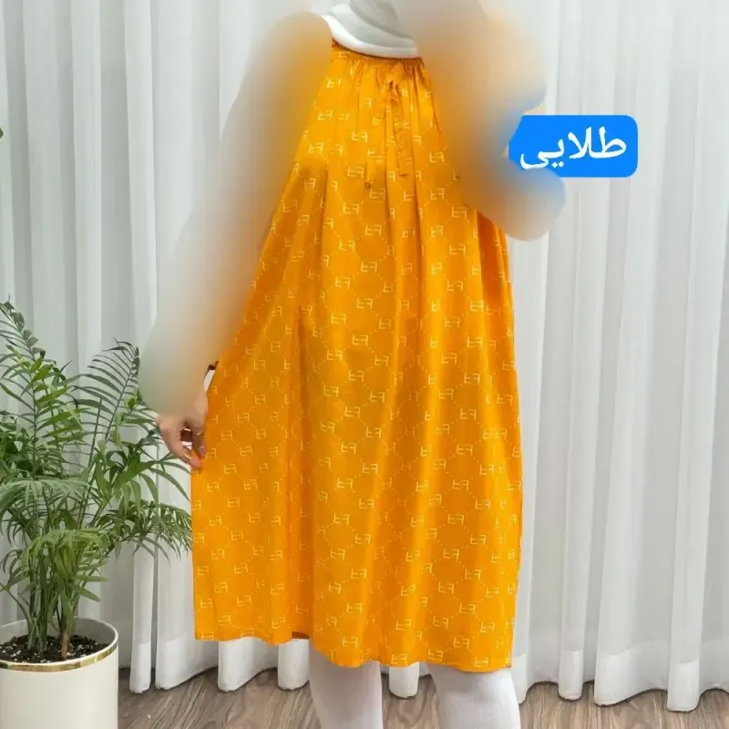 سارافون نخی زنانه فری سایز تا 56 چهارفصل تنخور شیک و راحت مناسب باردار و روزمره