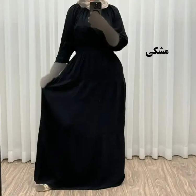 پیراهن ساحلی نخی زنانه مدل خسته فری سایز مناسب تا سایز 46