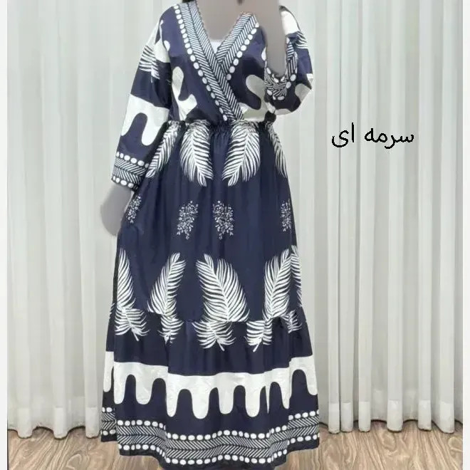 پیراهن ساحلی آیلین فلور بوگاتی فری سایز زنانه کد 1746 مناسب تا سایز 46