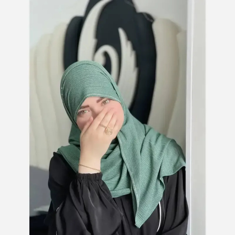 شال کشی کویتی کریشه تریکو کش نگین دار و ساده ابعاد 2 در 75 سبک و خنک